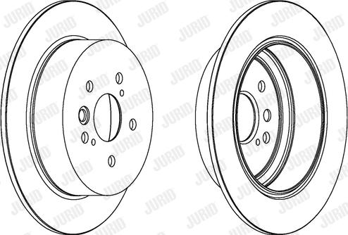 Jurid 562288JC-1 - Спирачен диск vvparts.bg