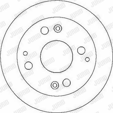 Jurid 562282J - Спирачен диск vvparts.bg