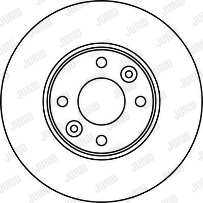 Jurid 562230J - Спирачен диск vvparts.bg