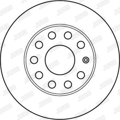 Jurid 562238J - Спирачен диск vvparts.bg