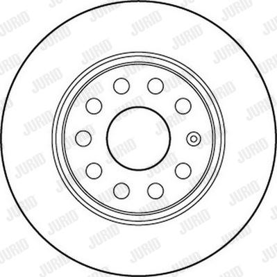 Jurid 562237J - Спирачен диск vvparts.bg