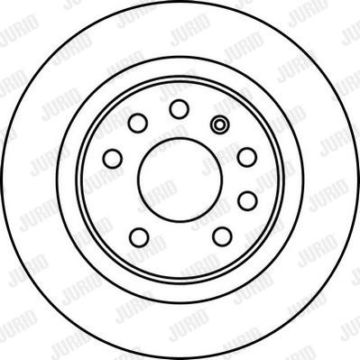 Jurid 562229J - Спирачен диск vvparts.bg