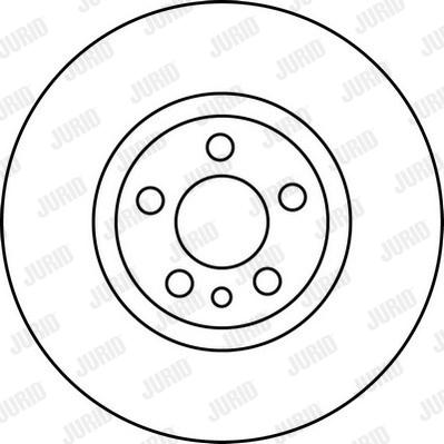 Jurid 562224J - Спирачен диск vvparts.bg