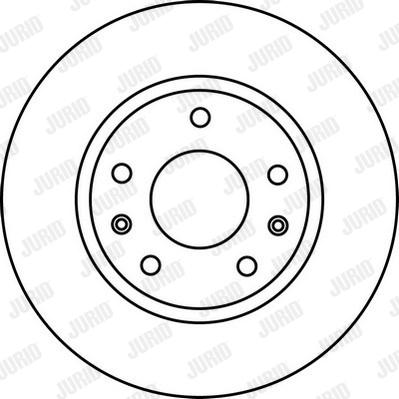 Jurid 562225J - Спирачен диск vvparts.bg