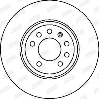 Jurid 562222J - Спирачен диск vvparts.bg