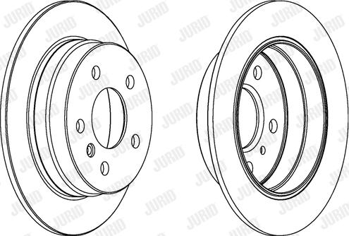 Jurid 562274J - Спирачен диск vvparts.bg