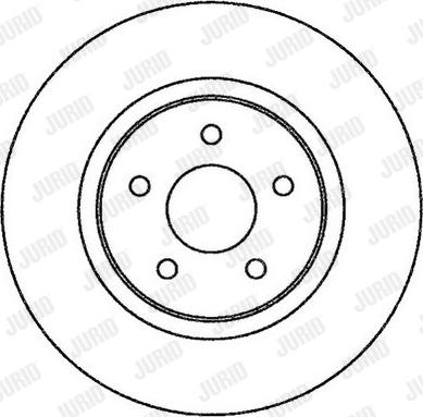 Jurid 562270JC - Спирачен диск vvparts.bg