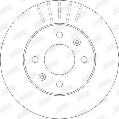 Jurid 562273J-1 - Спирачен диск vvparts.bg