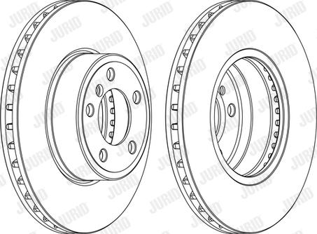 Jurid 562272J - Спирачен диск vvparts.bg