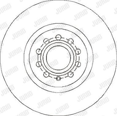 Jurid 562277J - Спирачен диск vvparts.bg