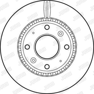 Jurid 562794JC - Спирачен диск vvparts.bg