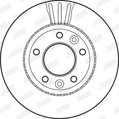 Jurid 562791JC - Спирачен диск vvparts.bg