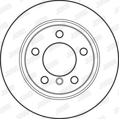 Jurid 562792JC - Спирачен диск vvparts.bg