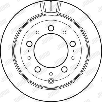 Jurid 562744JC - Спирачен диск vvparts.bg