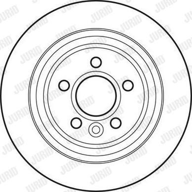 Jurid 562741JC-1 - Спирачен диск vvparts.bg