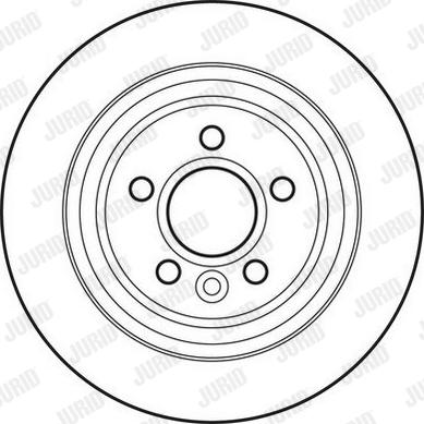 Jurid 562741JC - Спирачен диск vvparts.bg