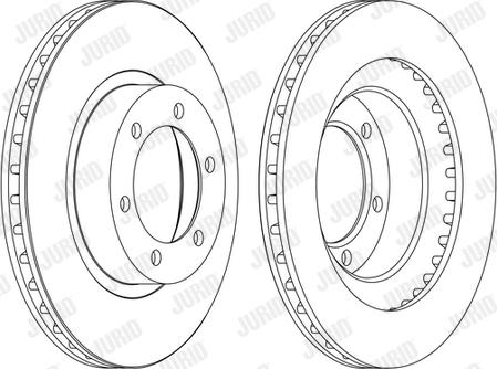 Jurid 562743JC - Спирачен диск vvparts.bg