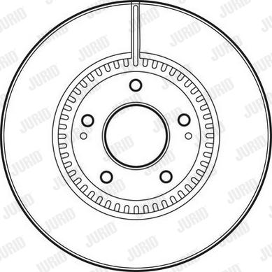 Jurid 562755JC-1 - Спирачен диск vvparts.bg