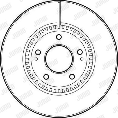 Jurid 562755JC - Спирачен диск vvparts.bg