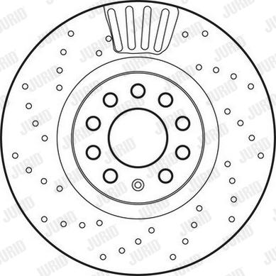 Jurid 562750JC - Спирачен диск vvparts.bg