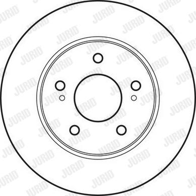 Jurid 562758JC - Спирачен диск vvparts.bg