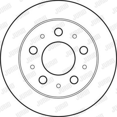 Jurid 562753JC-1 - Спирачен диск vvparts.bg