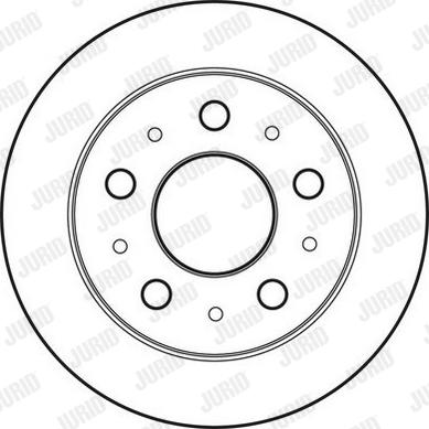 Jurid 562757JC-1 - Спирачен диск vvparts.bg