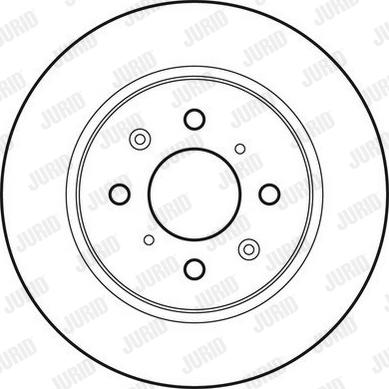 Jurid 562704JC - Спирачен диск vvparts.bg