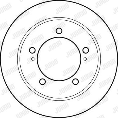 Jurid 562780JC-1 - Спирачен диск vvparts.bg