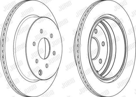 Jurid 562782JC-1 - Спирачен диск vvparts.bg