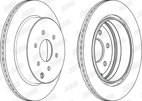 Jurid 562782JC - Спирачен диск vvparts.bg