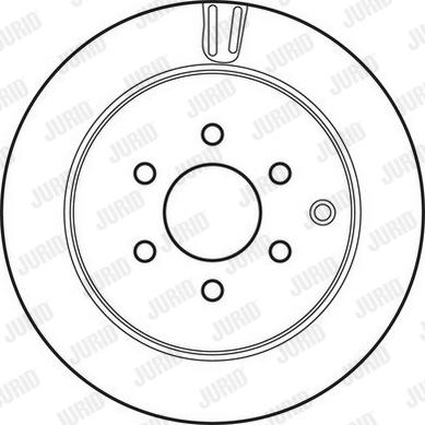 Jurid 562782JC - Спирачен диск vvparts.bg