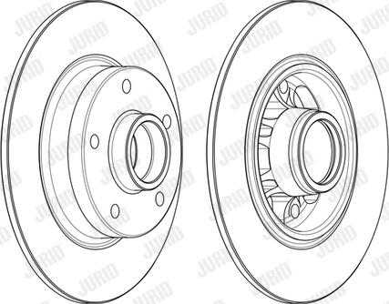 Jurid 562732JC-1 - Спирачен диск vvparts.bg