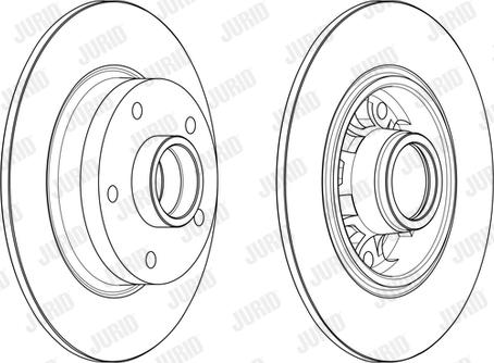 Jurid 562732JC-1 - Спирачен диск vvparts.bg