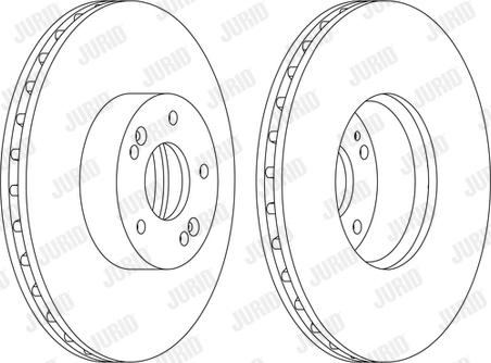 Jurid 562778JC - Спирачен диск vvparts.bg