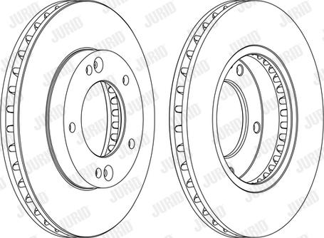 Jurid 562772JC - Спирачен диск vvparts.bg