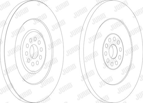 Jurid 567142J - Спирачен диск vvparts.bg