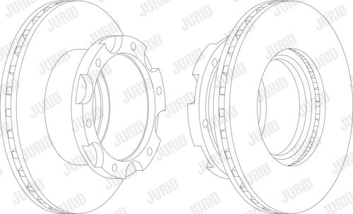 Jurid 567150J - Спирачен диск vvparts.bg