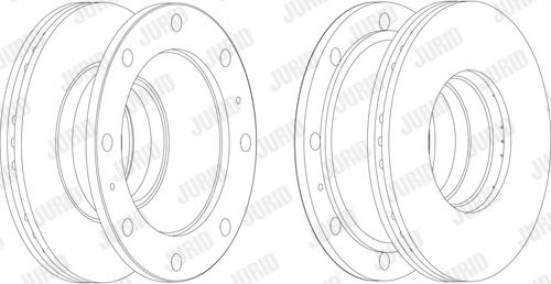 Jurid 567116J - Спирачен диск vvparts.bg