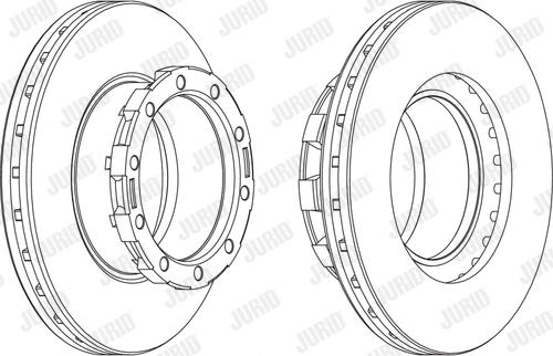 Jurid 567801J - Спирачен диск vvparts.bg