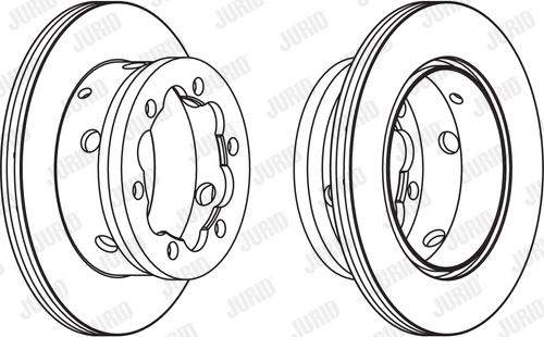 Jurid 567810J - Спирачен диск vvparts.bg