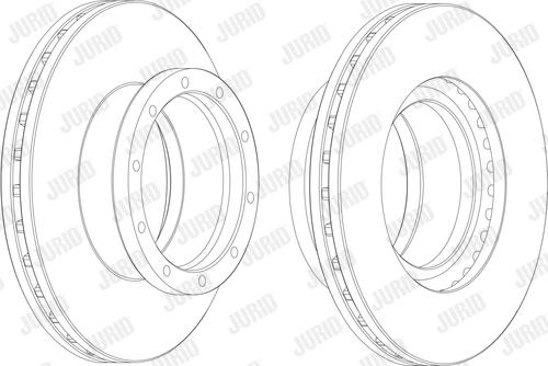 Jurid 567751J - Спирачен диск vvparts.bg