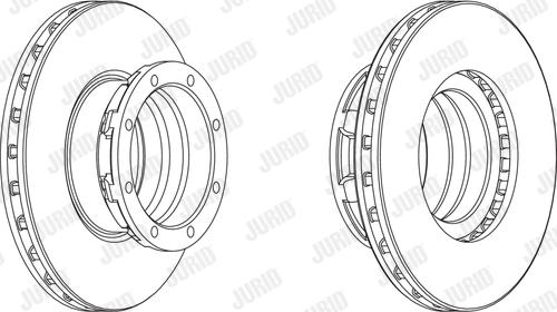 Jurid 567767J - Спирачен диск vvparts.bg