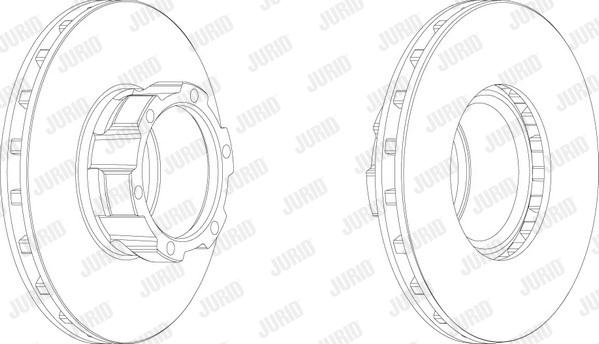 Jurid 567770J - Спирачен диск vvparts.bg