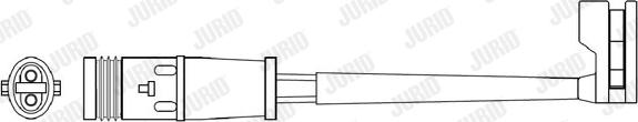 Jurid 581437 - Предупредителен контактен сензор, износване на накладките vvparts.bg