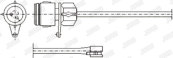 Jurid 581356 - Предупредителен контактен сензор, износване на накладките vvparts.bg