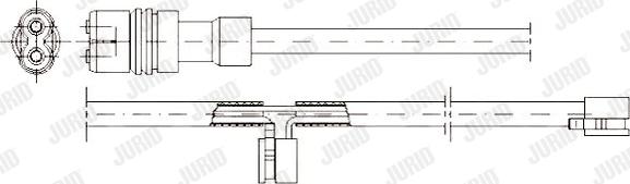 Jurid 581351 - Предупредителен контактен сензор, износване на накладките vvparts.bg