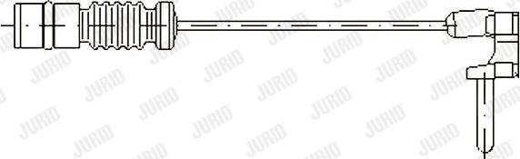 Jurid 581304 - Предупредителен контактен сензор, износване на накладките vvparts.bg