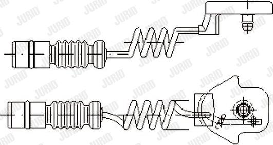 Jurid 581305 - Предупредителен контактен сензор, износване на накладките vvparts.bg