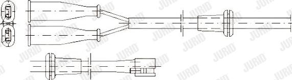 Jurid 581317 - Предупредителен контактен сензор, износване на накладките vvparts.bg